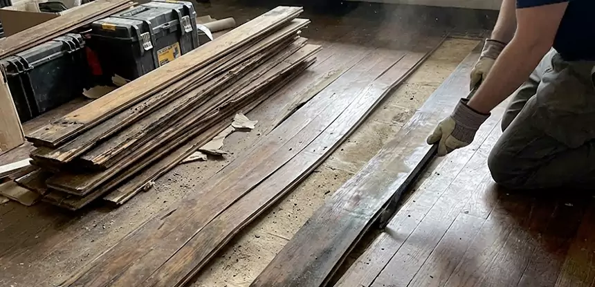 Wood Veneer Water Damage Repair Sautee Nacoochee